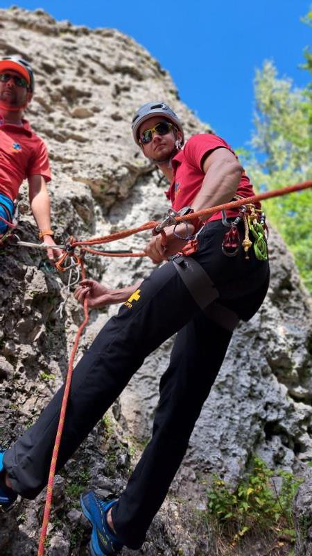 Szkolenie organizowane wspólnie z GOPR z zakresu wspinaczki skałkowej 2022 r.