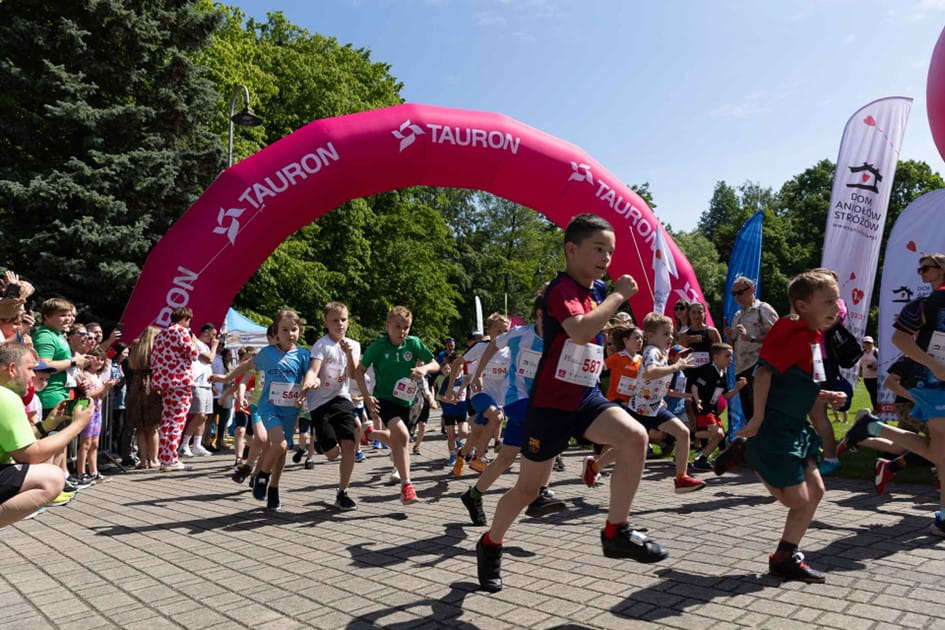 Bieg z cyklu - TAURON Biegnij dla Aniołów